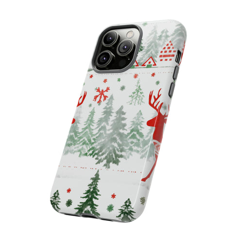 Nordic Christmas Print - Impact Resistant Phone Case